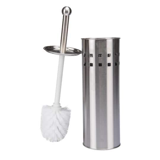 Bath Bliss Stainless Steel Toilet Brush With Air Vents